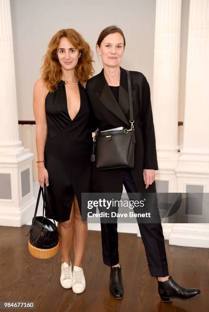 Alexia Niedzielski and Jo Ellison attend as TIBI celebrates its 21st Birthday with a dinner in London co-hosted by Founder and Creative Director, Amy...