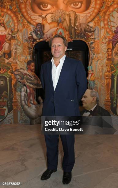 David Ross attends a private view of the "Michael Jackson: On The Wall" exhibition sponsored by HUGO BOSS at the National Portrait Gallery on June...