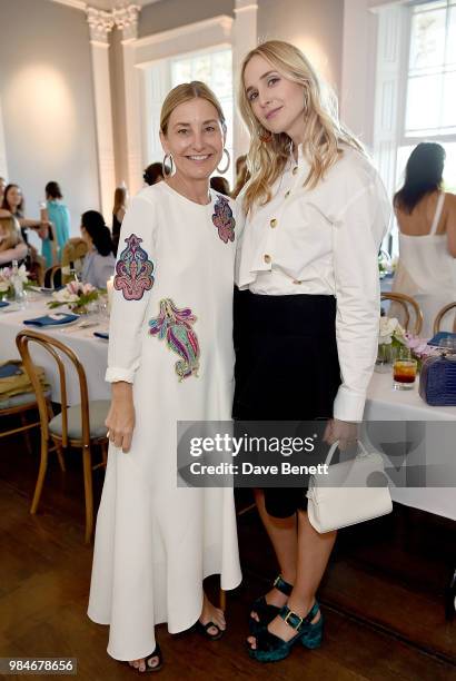Amy Smilovic and Elisabeth von Thurn und Taxis attend as TIBI celebrates its 21st Birthday with a dinner in London co-hosted by Founder and Creative...