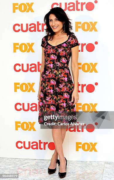 Actress Lisa Edelstein attends "Dr House" promotional photocall at the Villamagna Hotel on April 15, 2010 in Madrid, Spain.