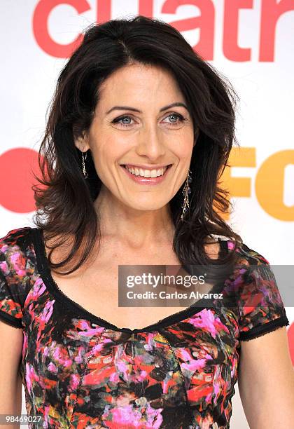 Actress Lisa Edelstein attends "Dr House" promotional photocall at the Villamagna Hotel on April 15, 2010 in Madrid, Spain.