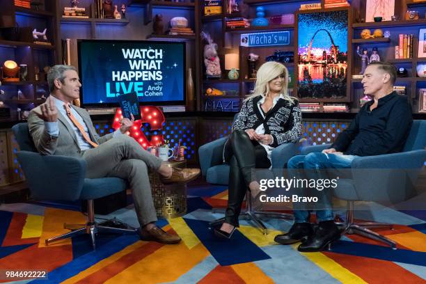 Pictured : Andy Cohen, Bebe Rexha and Bryan Adams --