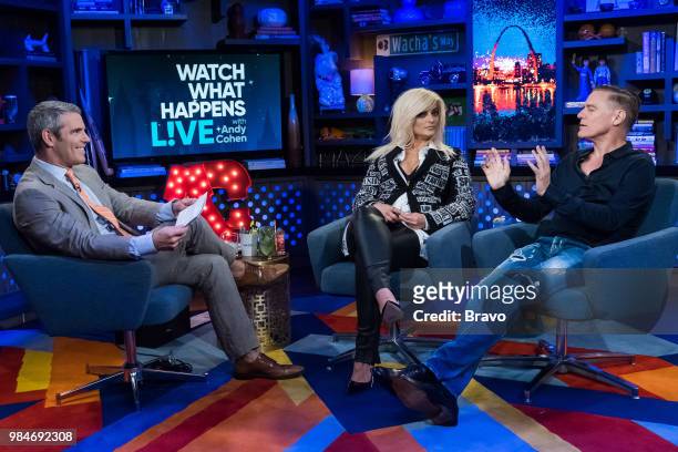 Pictured : Andy Cohen, Bebe Rexha and Bryan Adams --