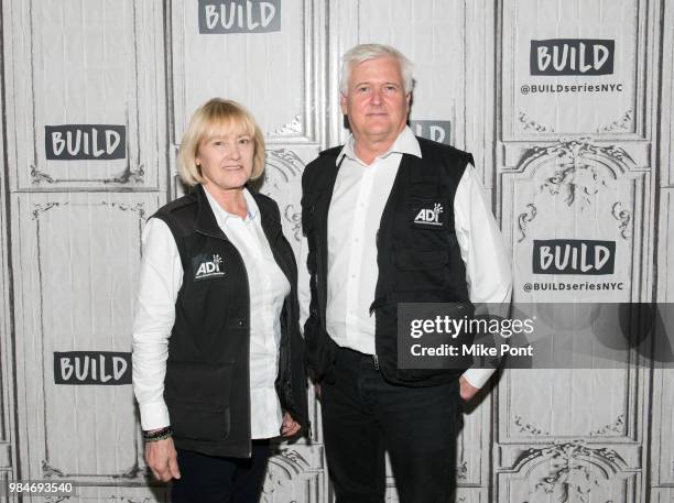 Jan Creamer and Tim Phillips visit Build Series to discuss Animal Planets 'Dodo Heros' at Build Studio on June 26, 2018 in New York City.