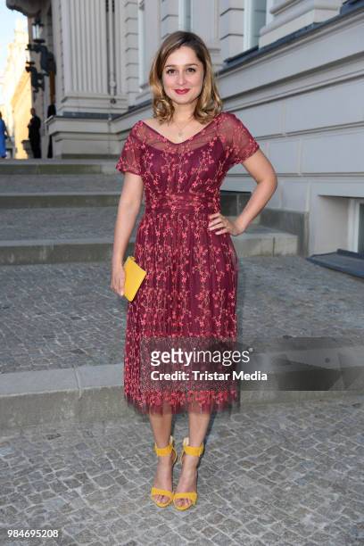 Sarah Alles attends the BURDA Summer Party on June 26, 2018 in Berlin, Germany.
