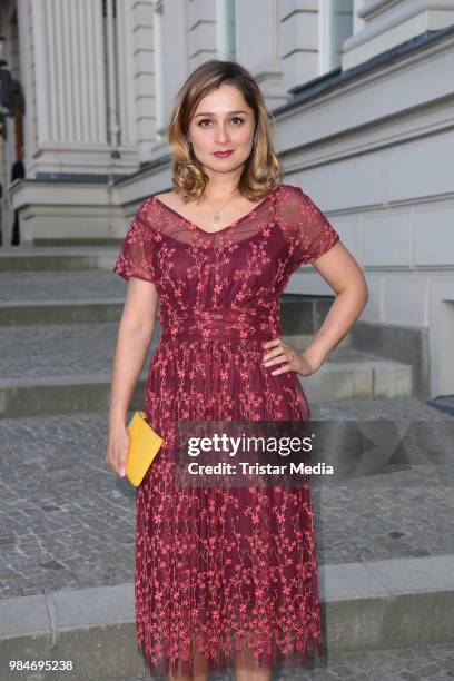 Sarah Alles attends the BURDA Summer Party on June 26, 2018 in Berlin, Germany.