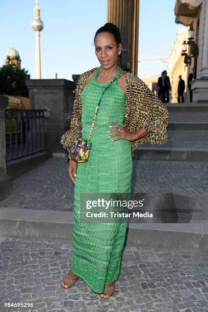 Barbara Becker attends the BURDA Summer Party on June 26, 2018 in Berlin, Germany.