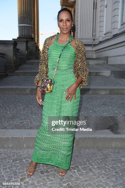 Barbara Becker attends the BURDA Summer Party on June 26, 2018 in Berlin, Germany.