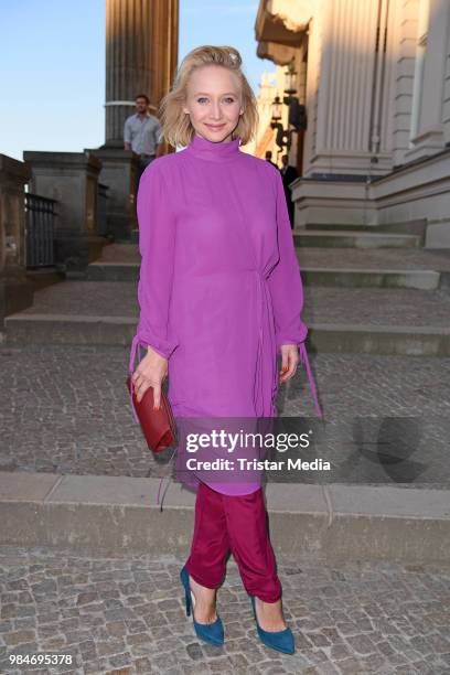 Anna Maria Muehe attends the BURDA Summer Party on June 26, 2018 in Berlin, Germany.