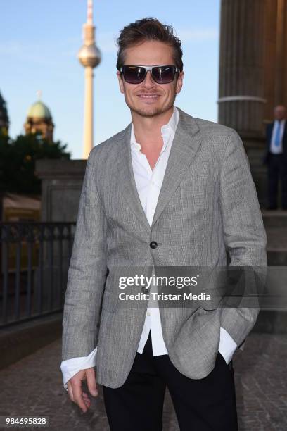 Roman Knizka attends the BURDA Summer Party on June 26, 2018 in Berlin, Germany.