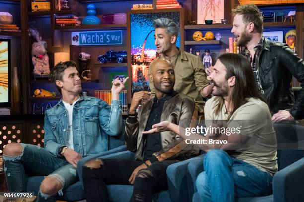 Pictured : Antoni Porowski, Karamo Brown, Tan France, Jonathan Van Ness and Bobby Berk --