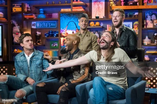 Pictured : Antoni Porowski, Karamo Brown, Tan France, Jonathan Van Ness and Bobby Berk --