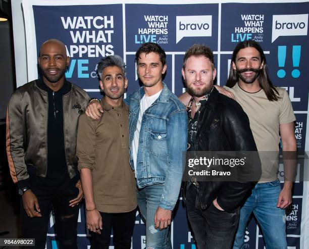 Pictured : Karamo Brown, Tan France, Antoni Porowski, Bobby Berk and Jonathan Van Ness --