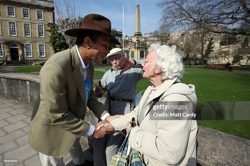 Conservative Candidate Wilfred Emmanuel-Jones Campaigns In Key Constituency