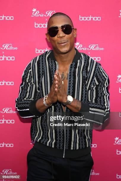 Ja Rule attends Paris Hilton x Boohoo Party at Hotel Le Marois on June 26, 2018 in Paris, France.