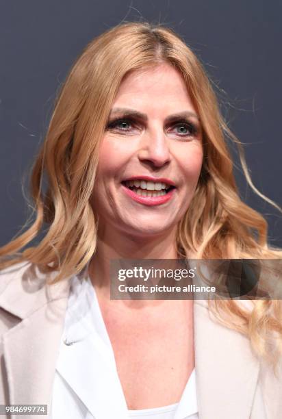 Tanja Buelter arrives for the Riani fashion show during the Mercedes Benz Fashion Week at the ewerk in Berlin, Germany, 16 January 2018. Photo:...