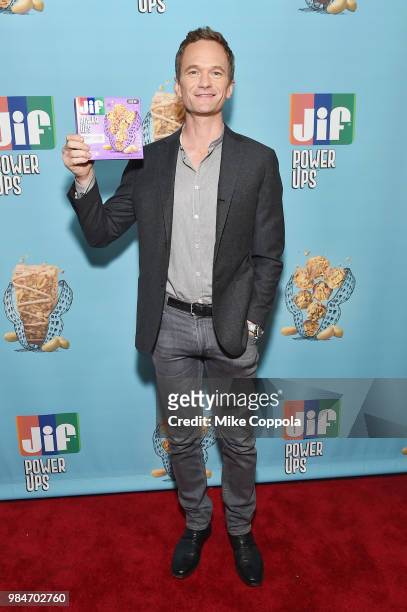 Actor Neil Patrick Harris attends the Jif Power Ups launch event at Carolines on Broadway on June 26, 2018 in New York City.