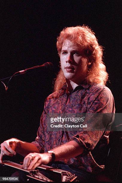 Jeff Healey performing live at the Fillmore Auditorium on March 8, 1989.