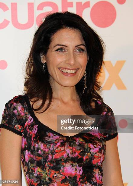 Actress Lisa Edelstein attends a 'Dr House' promotional photocall, at Villamagna Hotel on April 15, 2010 in Madrid, Spain.