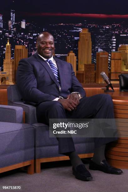 Episode 0892 -- Pictured: Former professional basketball player Shaquille O'Neal on June 26, 2018 --