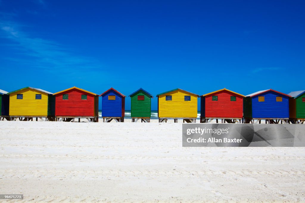 Beach huts