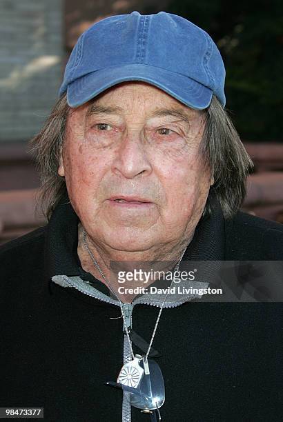 Director Paul Mazursky attends the Wallis Annenberg Center for the Performing Arts groundbreaking ceremony on the site of the historic Beverly Hills...