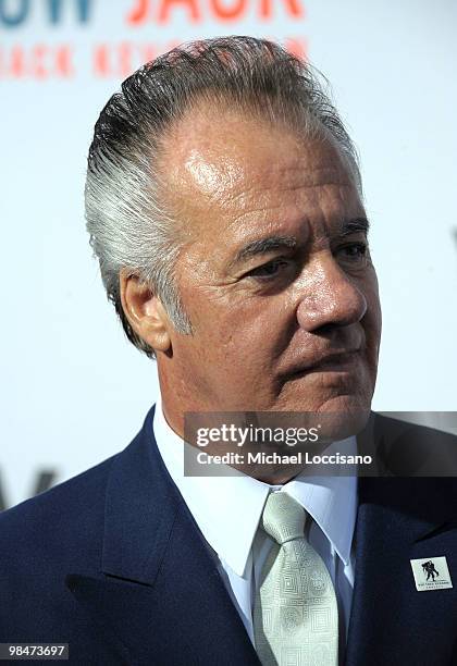 Actor Tony Sirico attends the HBO Films' "You Don't Know Jack" premiere at Ziegfeld Theatre on April 14, 2010 in New York City.