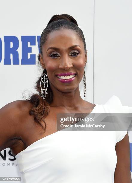 Lisa Leslie attends the "Uncle Drew" New York Premiere on June 26, 2018 in New York City.