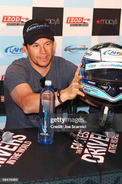 Mark Wahlberg attends the IZOD IndyCar Series Autograph Session at South Coast Plaza on April 14, 2010 in Costa Mesa, California.