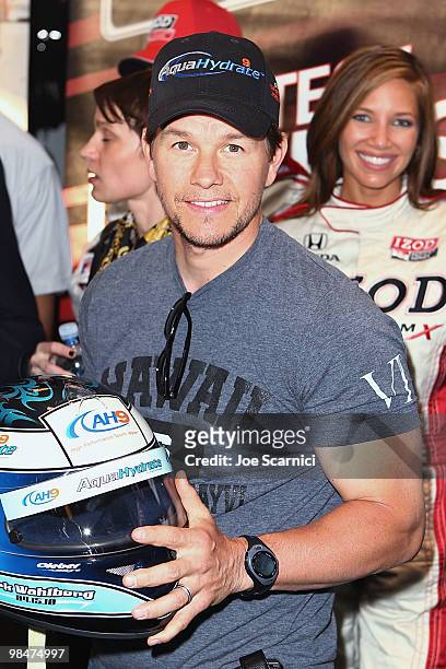 Mark Wahlberg attends the IZOD IndyCar Series Autograph Session at South Coast Plaza on April 14, 2010 in Costa Mesa, California.