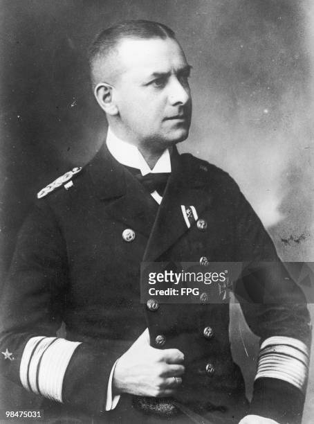 German naval officer Vizeadmiral Erich Raeder , circa 1925.