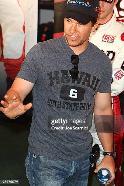 Mark Wahlberg attends the IZOD IndyCar Series Autograph Session at South Coast Plaza on April 14, 2010 in Costa Mesa, California.