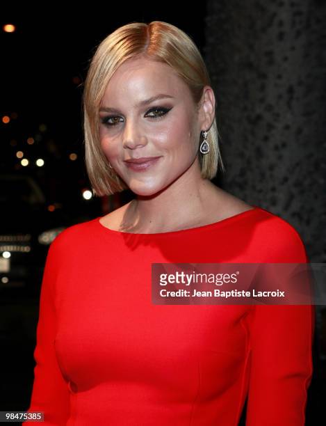 Abbie Cornish is seen in West Hollywood on March 1, 2010 in Los Angeles, California.