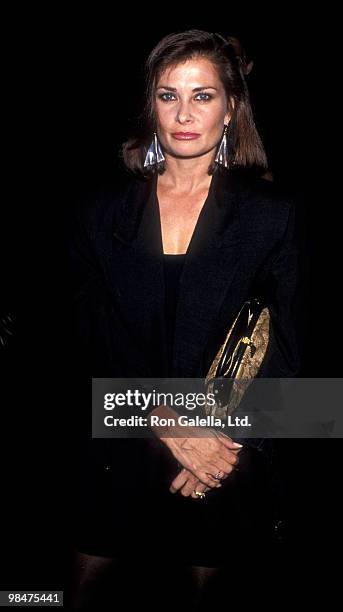 Actress Jane Badler attends the premiere party for "Poetry In Motion" on June 25, 1989 at the Comedy Store in Hollywood, California.