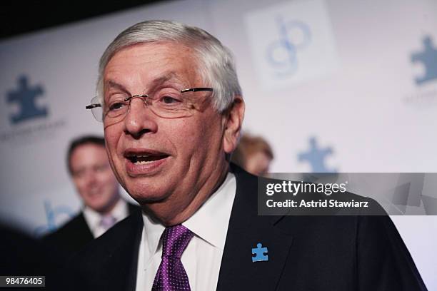 Commissioner of the National Basketball Association , David Stern attends the 2010 Tip-Off For A Cure Dinner Gala at The Metropolitan Museum of Art...