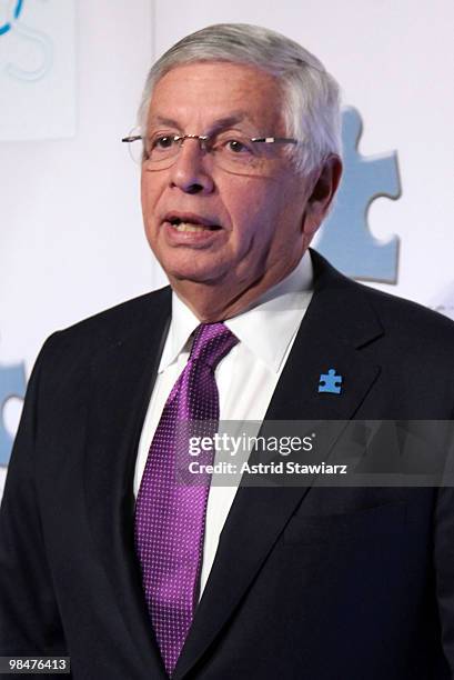 Commissioner of the National Basketball Association , David Stern attends the 2010 Tip-Off For A Cure Dinner Gala at The Metropolitan Museum of Art...