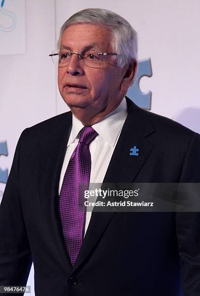 Commissioner of the National Basketball Association , David Stern attends the 2010 Tip-Off For A Cure Dinner Gala at The Metropolitan Museum of Art...