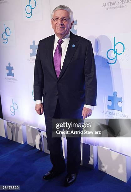 Commissioner of the National Basketball Association , David Stern attends the 2010 Tip-Off For A Cure Dinner Gala at The Metropolitan Museum of Art...
