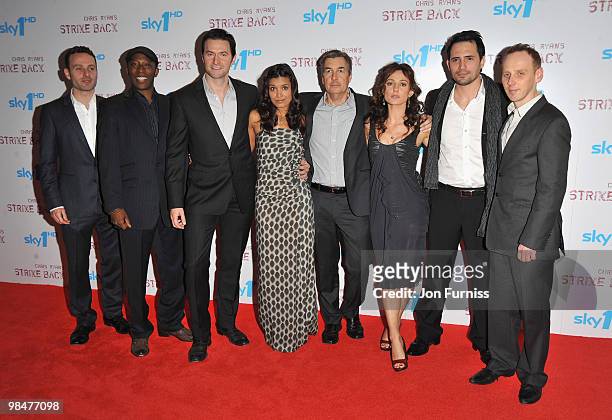Actors Andrew Lincoln, Shaun Parkes, Richard Armitage, Shelley Conn, producer Andy Harries, actors Orla Brady, Dhafer L'Abidine and Ewen Bremner...