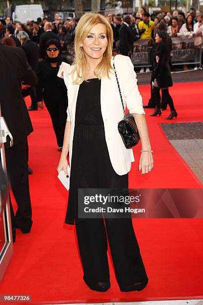 Michelle Collins arrives at the World premiere of 'The Heavy' held at the Odeon West End on April 15, 2010 in London, England.