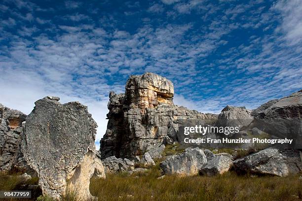 view of cederberg mountains, western cape province, south africa - hunziker stock pictures, royalty-free photos & images