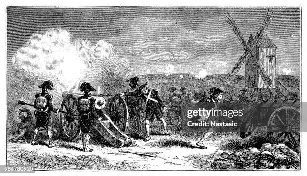 ilustraciones, imágenes clip art, dibujos animados e iconos de stock de ejército francés de artillería - vestimenta-histórica