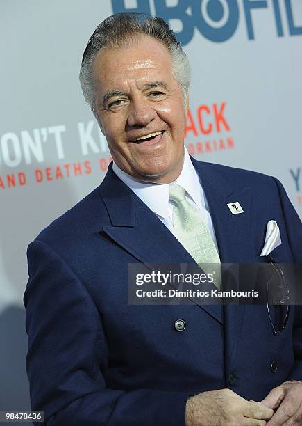 Tony Sirico attends the premiere of HBO Film's "You Don't Know Jack" at the Ziegfeld Theatre on April 14, 2010 in New York City.