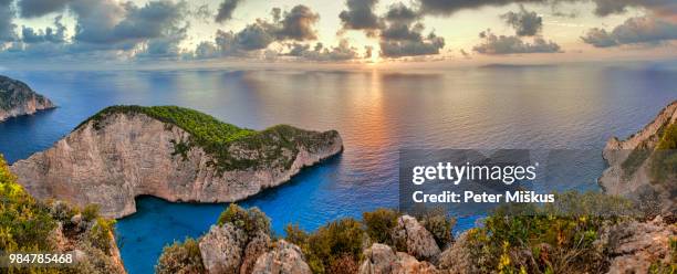 navagio in zakynthos - navagio stock pictures, royalty-free photos & images