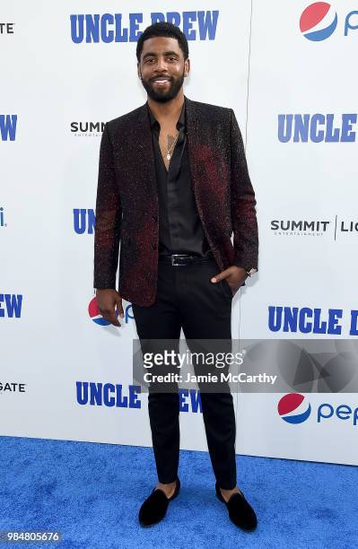 Kyrie Irving attends the "Uncle Drew" New York Premiere on June 26, 2018 in New York City.