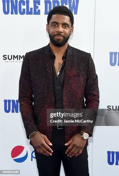 Kyrie Irving attends the "Uncle Drew" New York Premiere on June 26, 2018 in New York City.