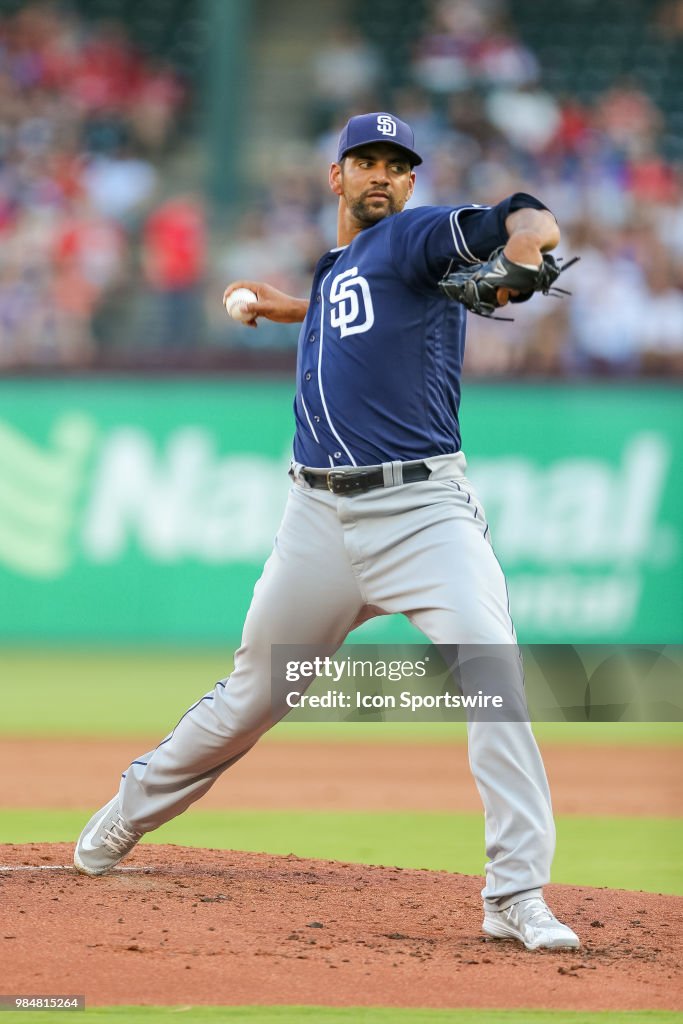 MLB: JUN 26 Padres at Rangers