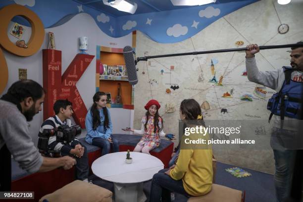 An educational segment with and for children by the TV channel of United Nations Relief and Works Agency for Palestine Refugees in the Near East is...