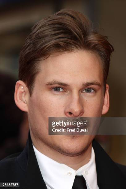 Lee Ryan attends the world Premiere of 'The Heavy' at Odeon West End on April 15, 2010 in London, England.
