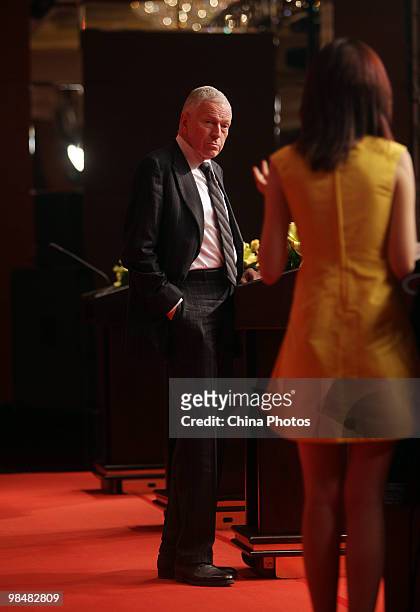 Edmund S. Phelps, 2006 Nobel Prize Laureate in Economic Sciences, attends an inauguration ceremony on April 15, 2010 in Beijing, China. Edmund S....